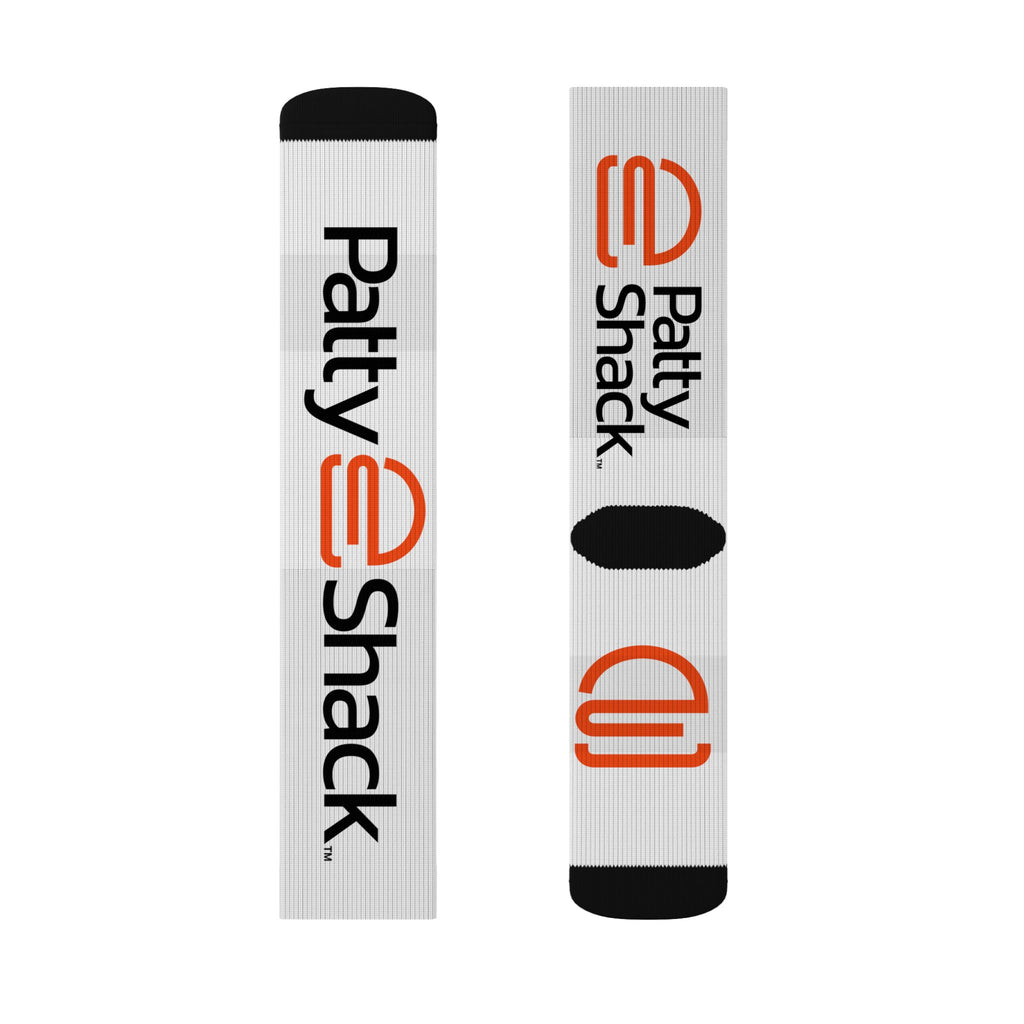 Custom Logo Sublimation Socks — Patty Shack Branded Athletic Crew Socks
