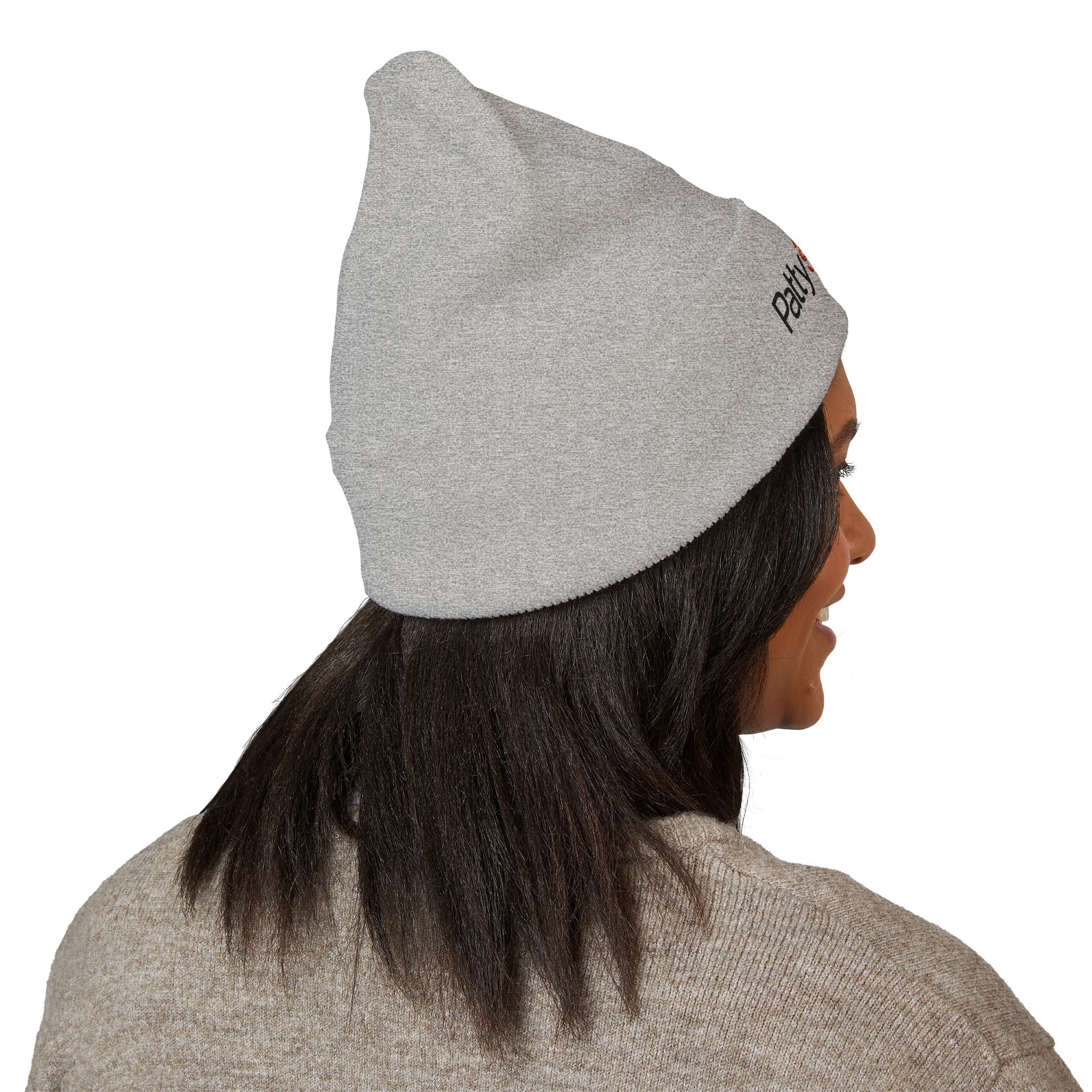 Patty Shack Embroidered Cuffed Beanie — Cozy Winter Hat with Logo