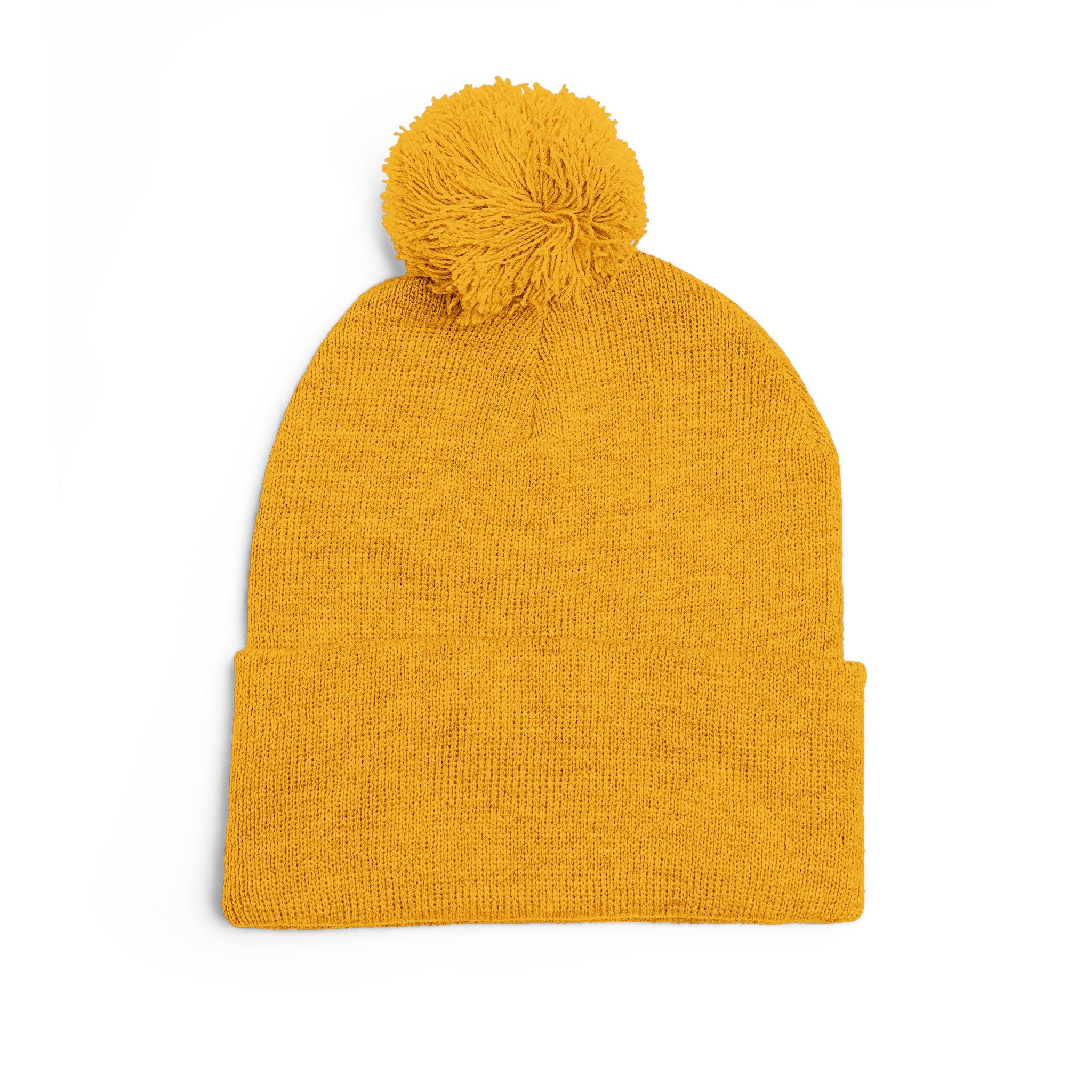 Patty Shack Embroidered Pom-Pom Beanie — Cozy Knit Winter Hat
