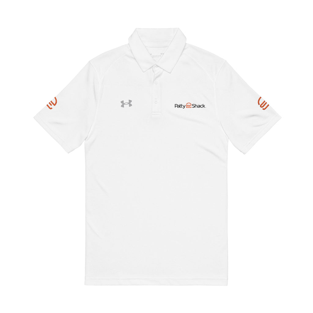 Patty Shack Embroidered Under Armour Men’s Polo — CozyBench Logo Performance Golf Shirt