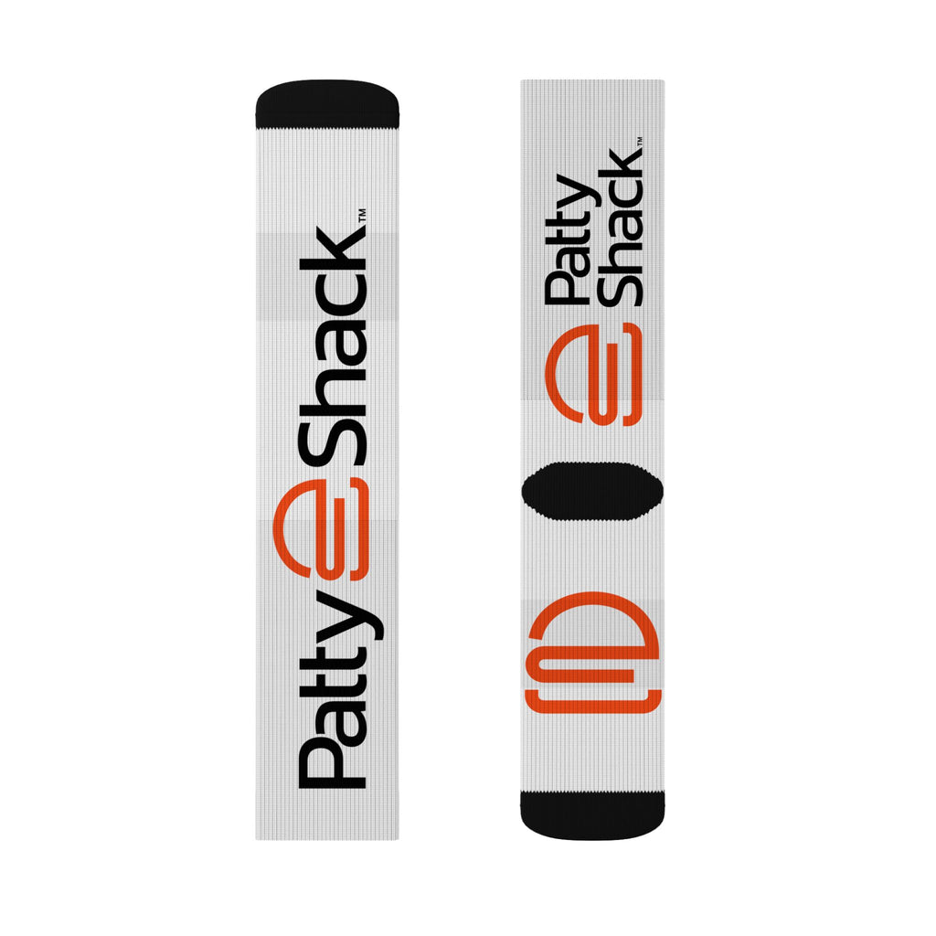 Custom Logo Sublimation Socks — Patty Shack Branded Athletic Crew Socks