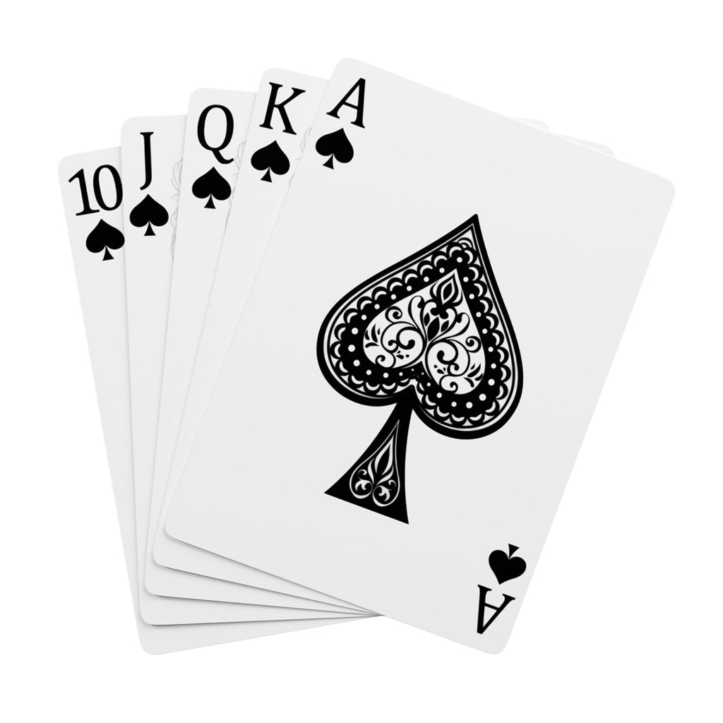 Pink Patty Shack Poker Playing Cards — Custom Back Design