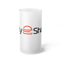 Frosted Glass Beer Mug — Sleek Branded Pub-Style Stein