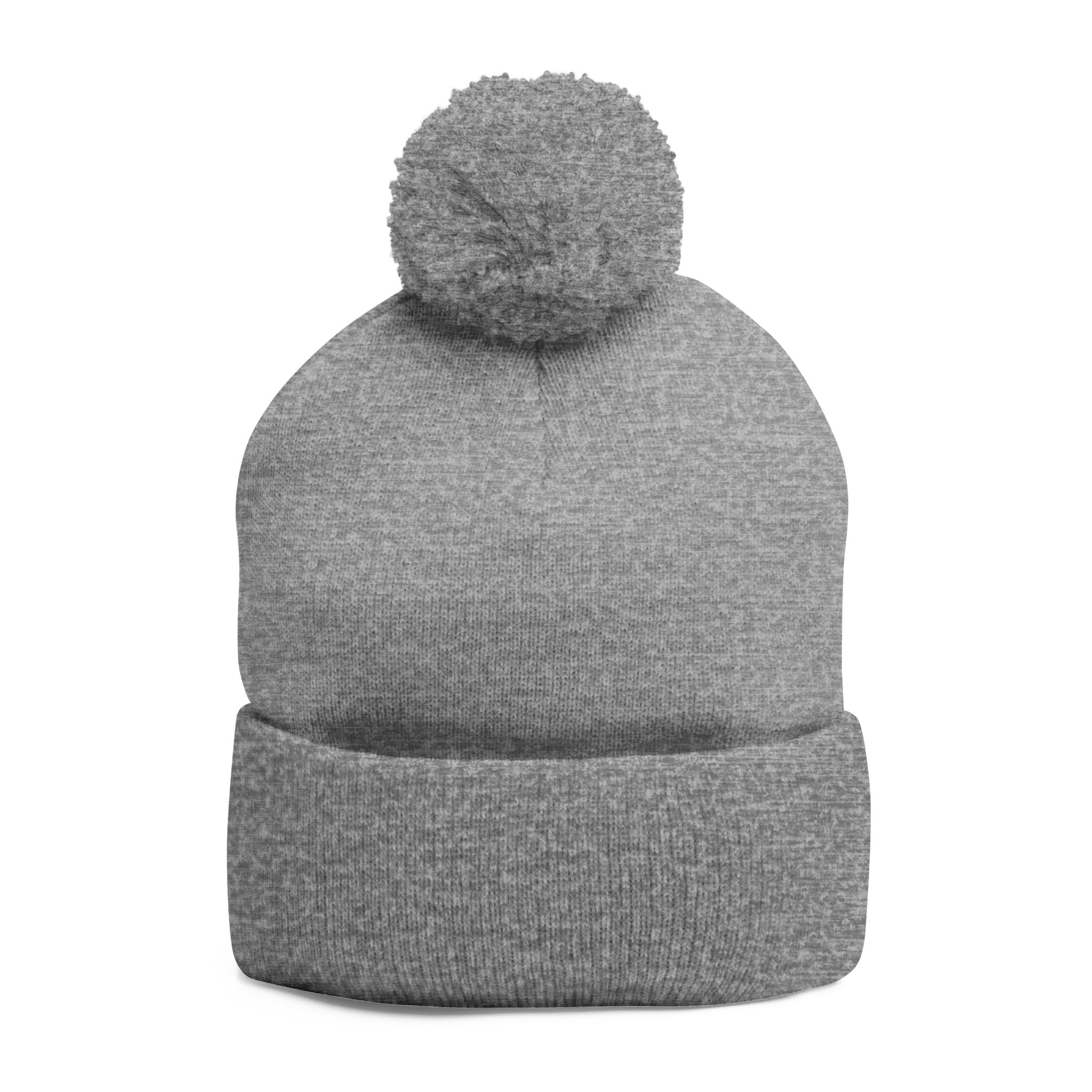 Patty Shack Embroidered Pom-Pom Beanie — Cozy Knit Winter Hat