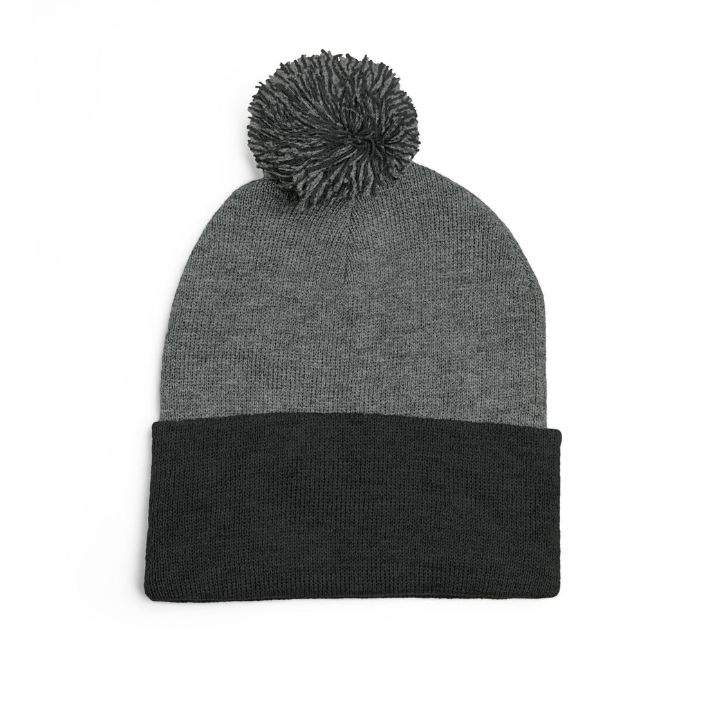 Patty Shack Embroidered Pom-Pom Beanie — Cozy Knit Winter Hat