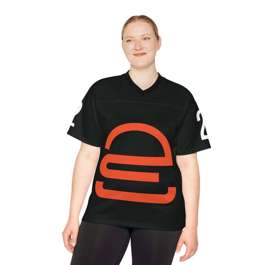 Football Jersey — Patty e Shack Black Team Jersey with Large Number 22
