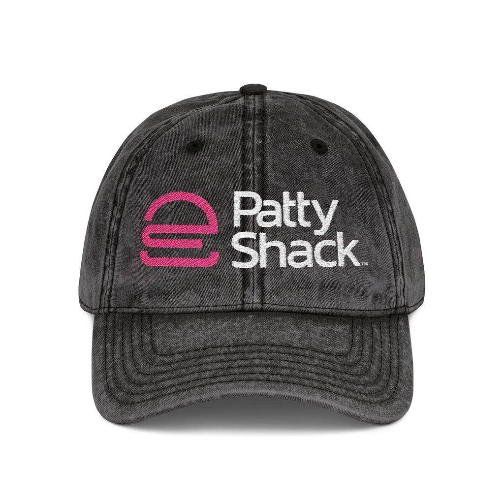 Vintage Embroidered Cap — Patty Shack Logo Distressed Hat