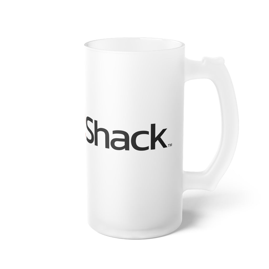 Frosted Glass Beer Mug — Sleek Branded Pub-Style Stein