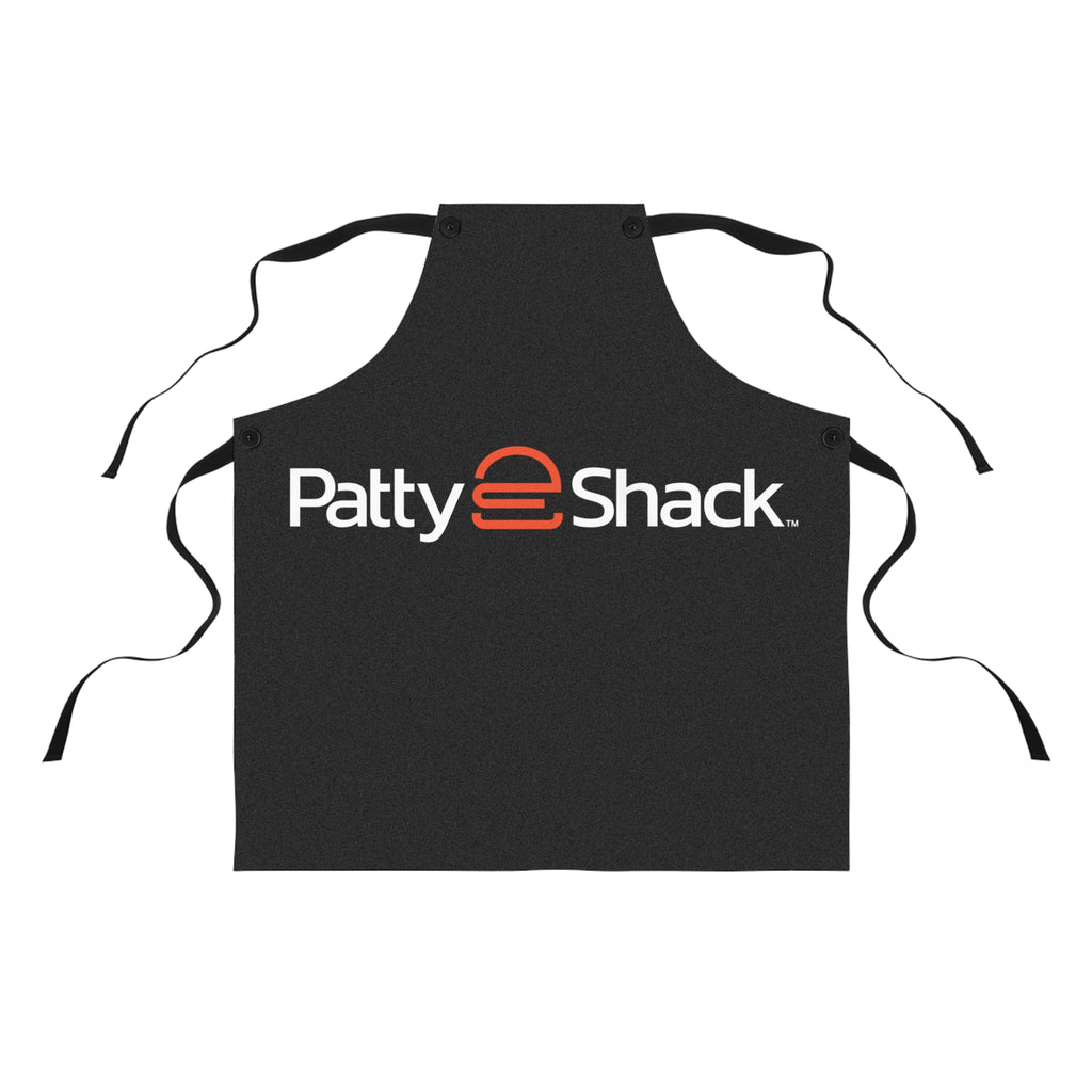 Patty eShack Logo Apron — Black Branded Cooking Apron