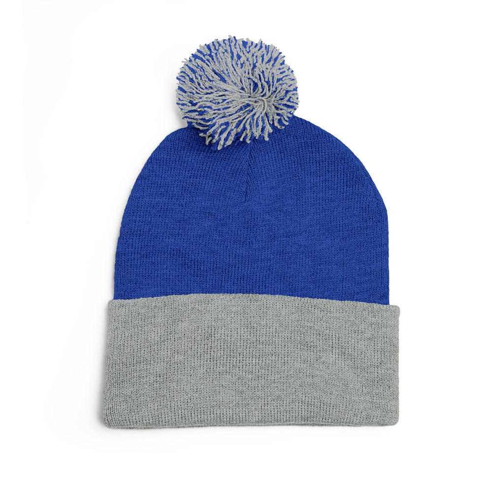 Patty Shack Embroidered Pom-Pom Beanie — Cozy Knit Winter Hat