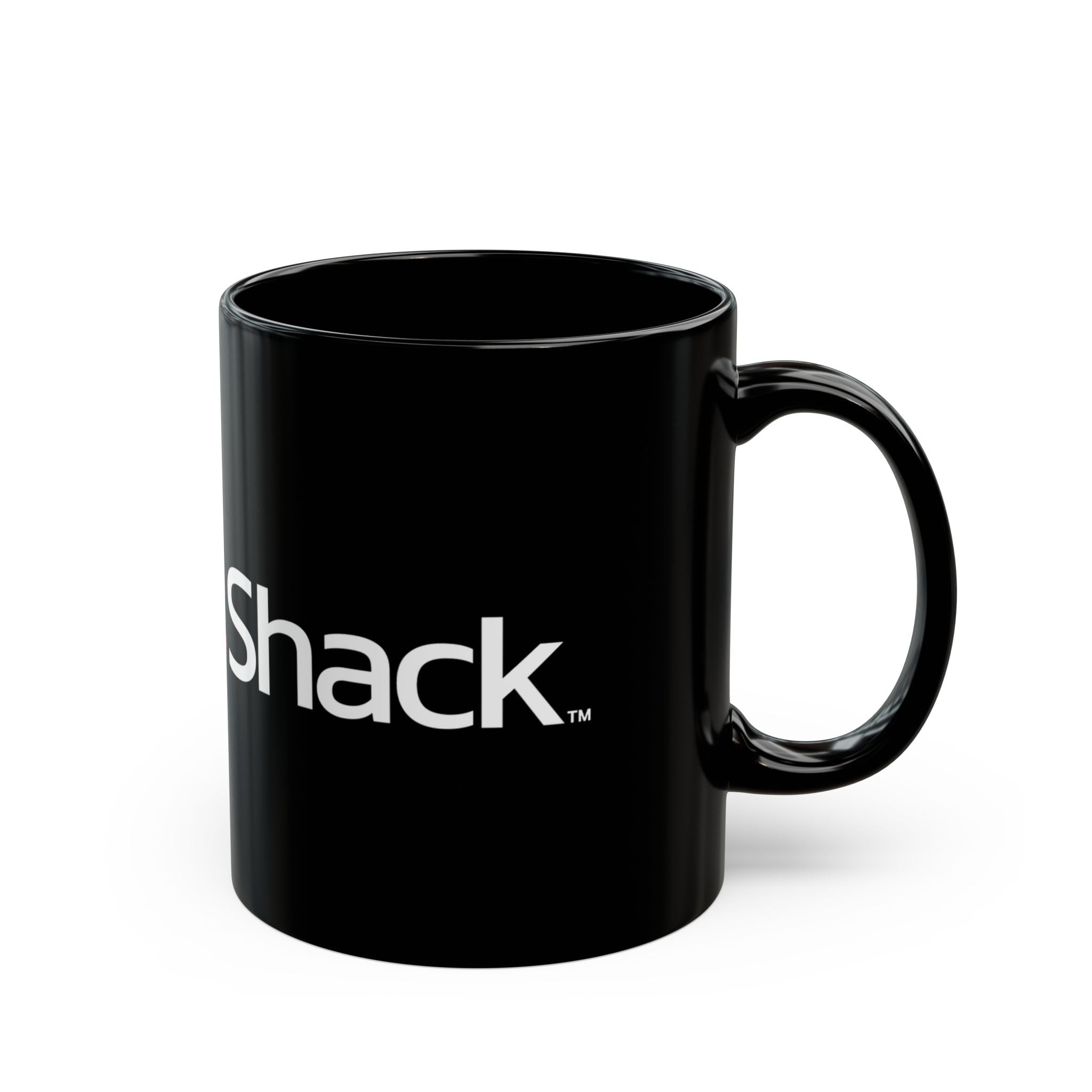 Black Logo Coffee Mug – Branded 'Shack' Graphic (11oz & 15oz)